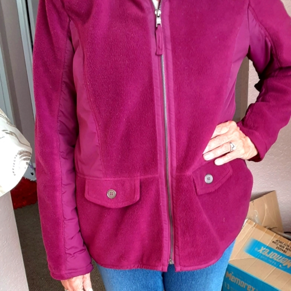 Style & Co. Raspberry colored Jacket